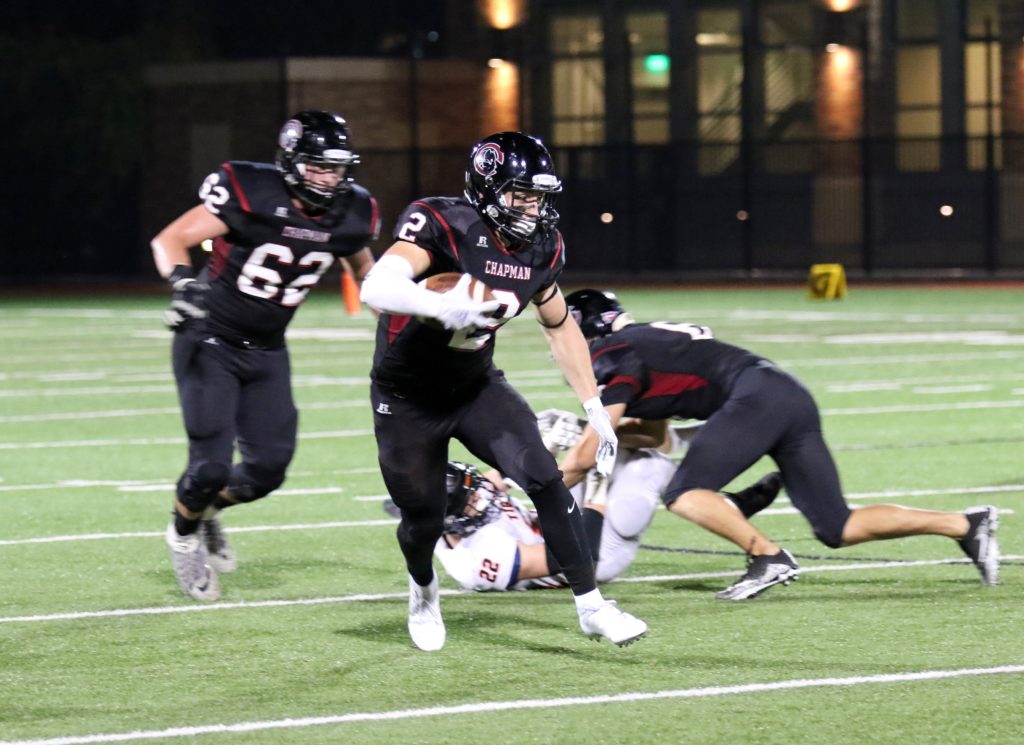 It’s a happy as Chapman football team rolls to 620 victory