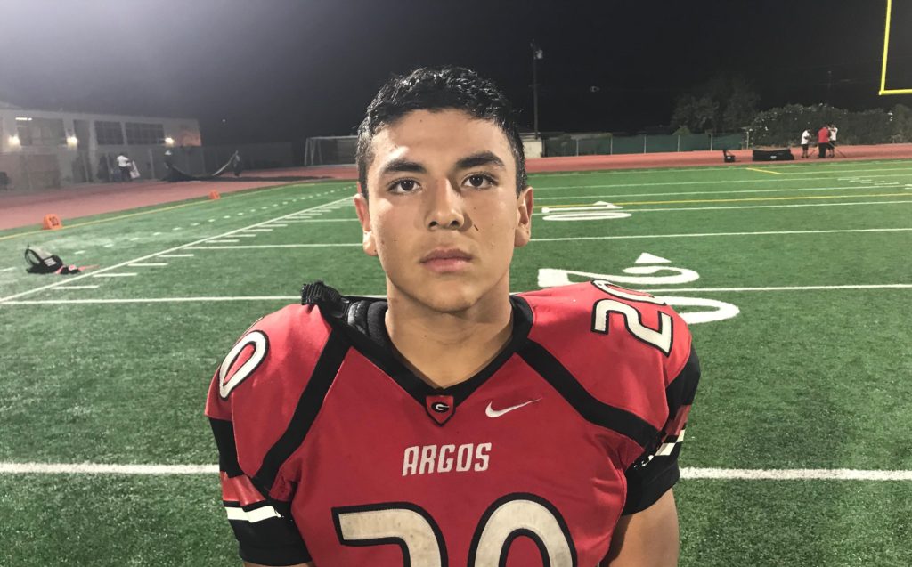 Player to watch Garden Grove running back Mike Carrillo leads