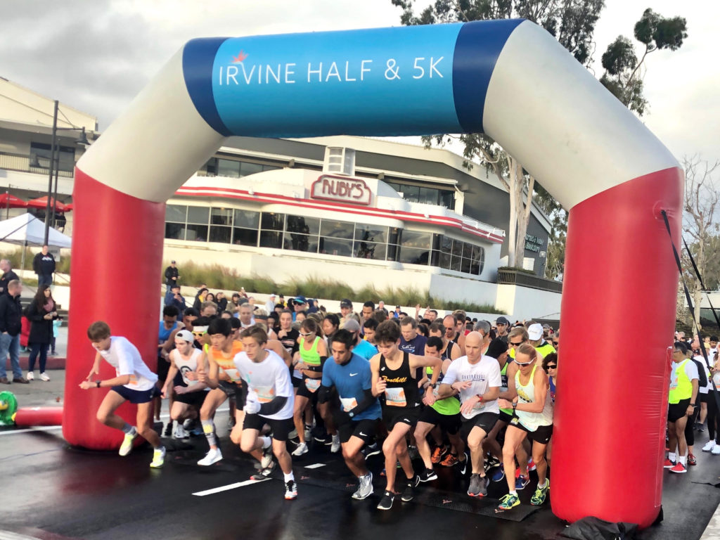 About 1,500 runners compete in Irvine Half Marathon and 5K race under