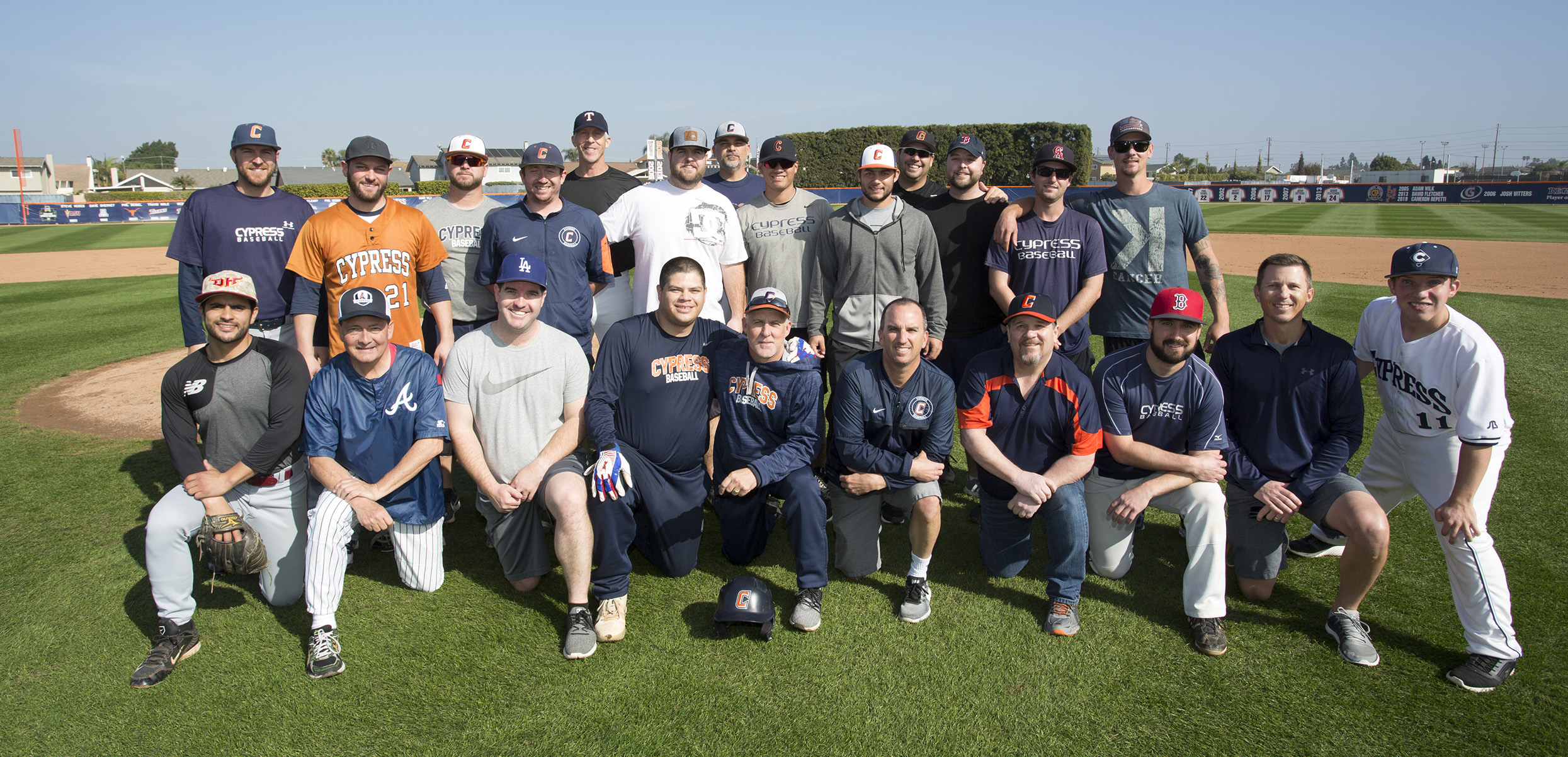 PHOTOS Cypress retires number of the Angels’ David Fletcher, former