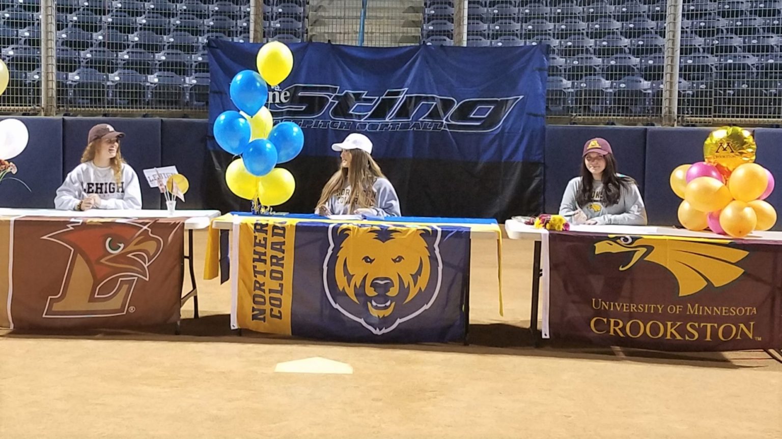 PHOTOS Three Irvine Sting softball players sign national letters of