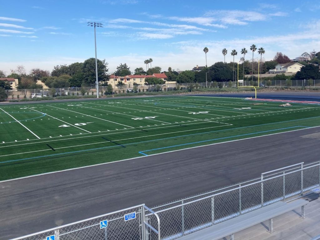Two new fields ready for sports teams to use at Corona del Mar High School