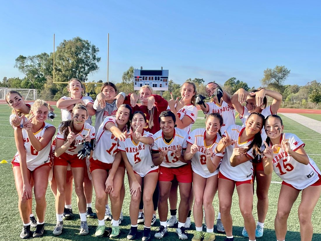 Woodbridge flag football team goes undefeated to win inaugural PCL