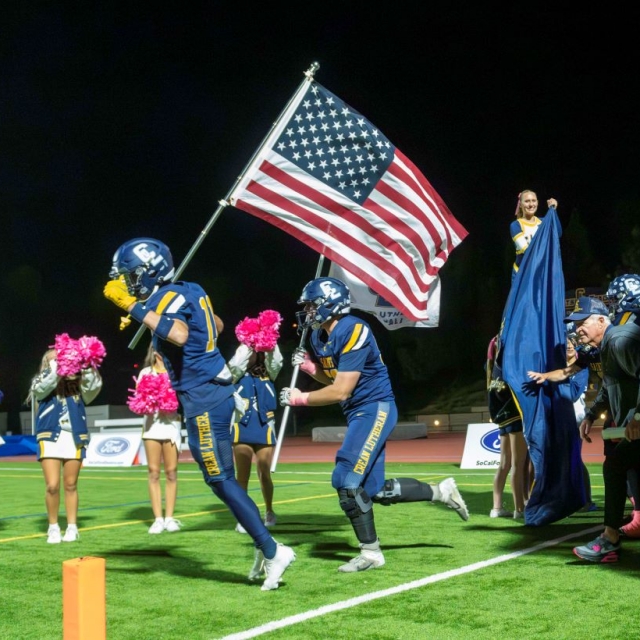 2025-10-24 CLHS v Huntington Beach_ entering the field