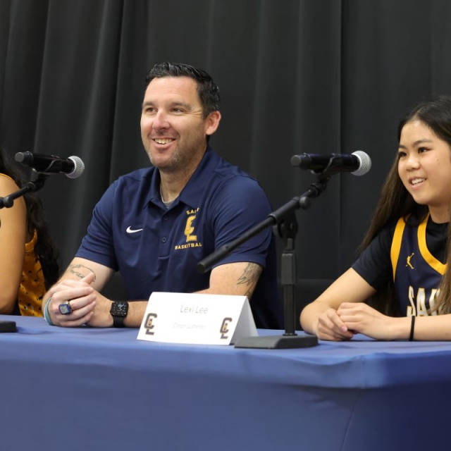 Crean Lutheran Elise Randolph Coach Kyle Rouse Lexi Lee