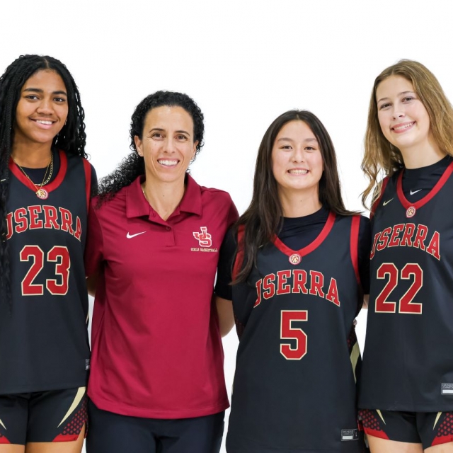 JSerra Vivian Grenald Coach Raechel Ziemann Rosie Santos Kayla Rice