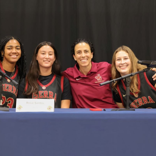 JSerra Vivian Grenald Rosie Santos Coach Raechel Ziemann Kayla Rice