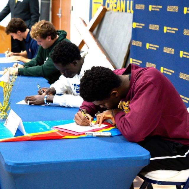 Student Athletes Signing