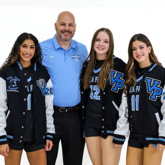Villa Park Sabina Patel Coach Brad Willis Bailey Roczey Olivia Sturdivant