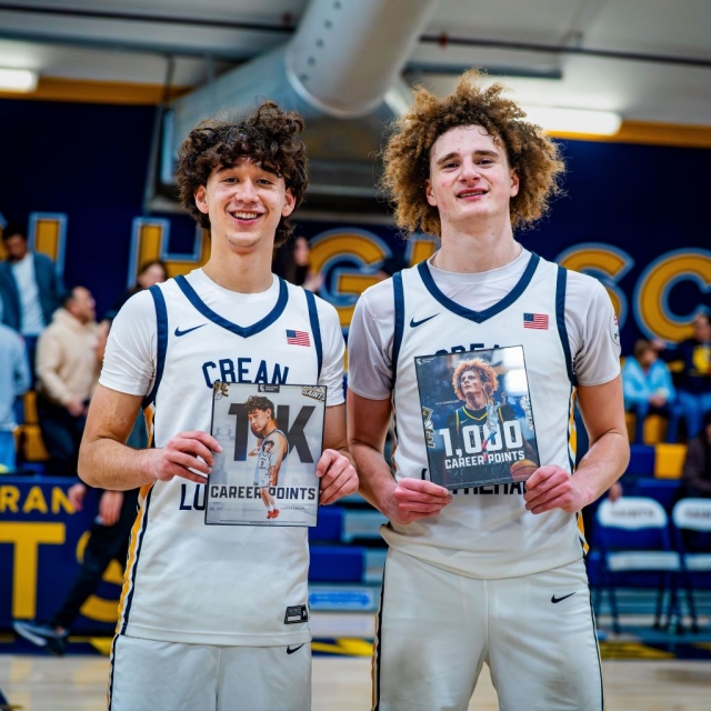 Nick Giarrusso & Hunter Caplan celebrate 1000 career points