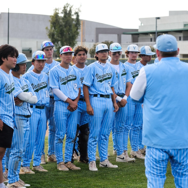Irvine coaches address the players postgame