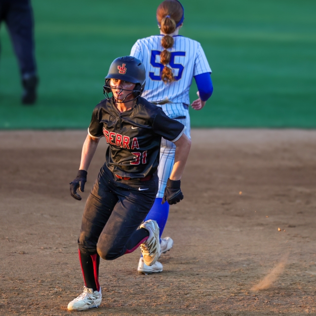 JSerra’s Ava Van Heerde advances to third base